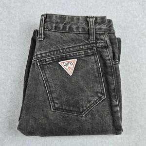Vintage Georges Marciano for Guess Womens 28x30 Black Mom Fit Jeans Style 15050
